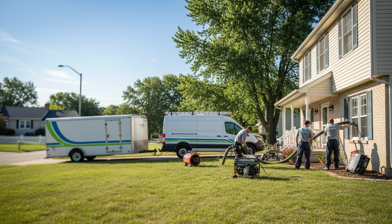Flooded Basement Restoration And Cleanup With Repair in Mount Erie, IL near me